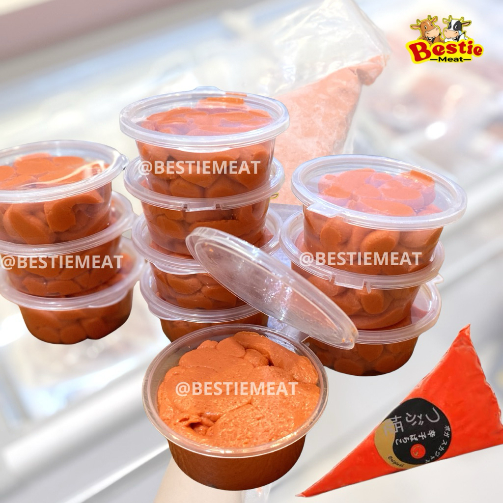 Mentaiko Frozen Telur Ikan Cod Pollock Roe Mentaiko Bahan Saus Mentai Asli 50g