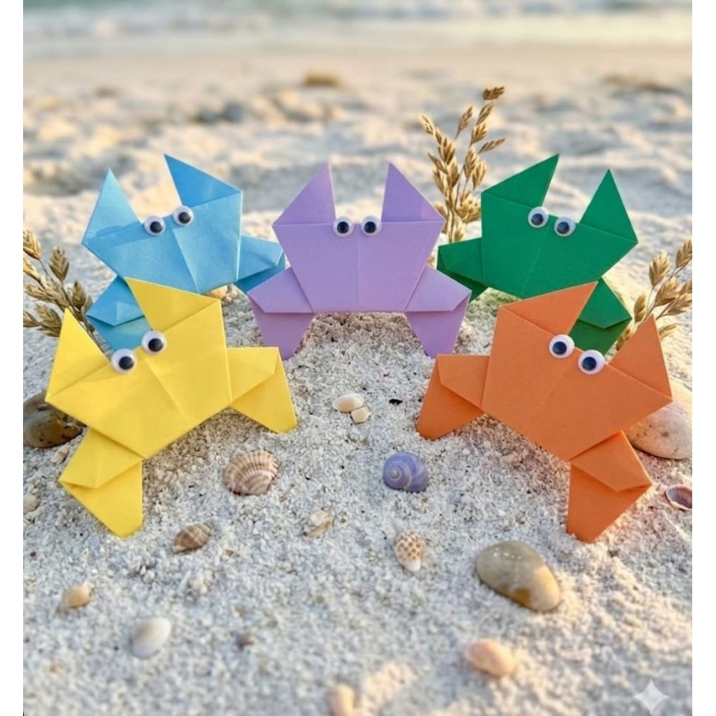 ORIGAMI kertas origami kepiting yuyu