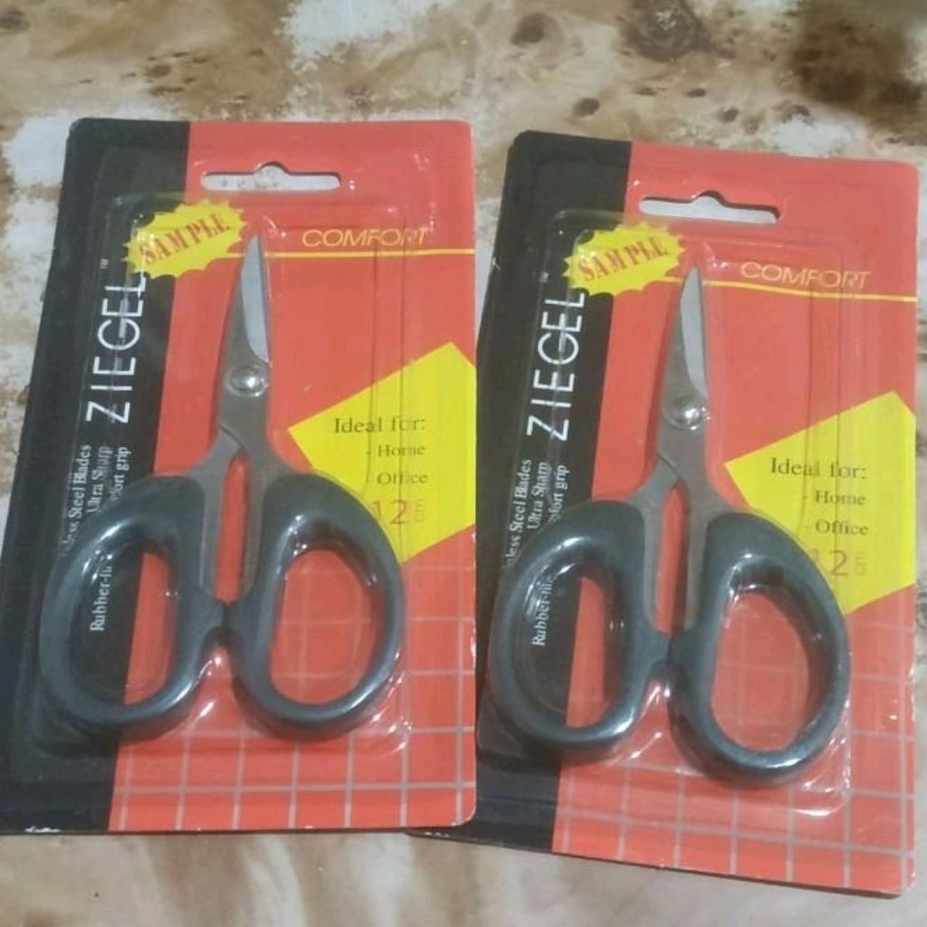 Gunting Serba Guna Stainless Steel ZIEGEL-Rotring Germany Asli Tahan Karat Kuat Tajam Gunting Comfor