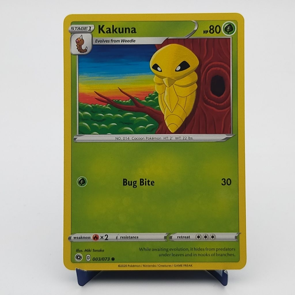 Kartu TCG Pokemon EN Original Kakuna CMP Champion's Path 003/073