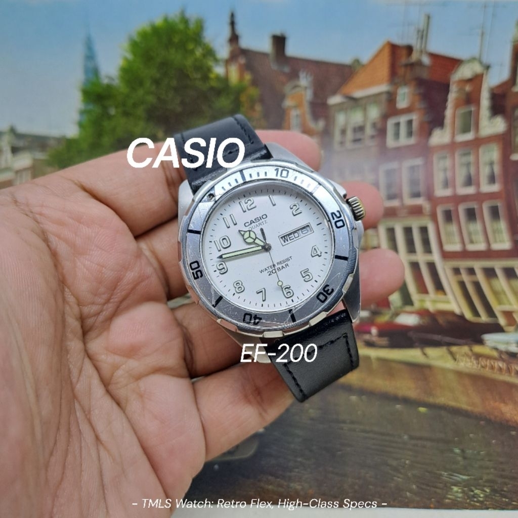 Casio Diver EF200 Breguet Index Dial Original Vintage