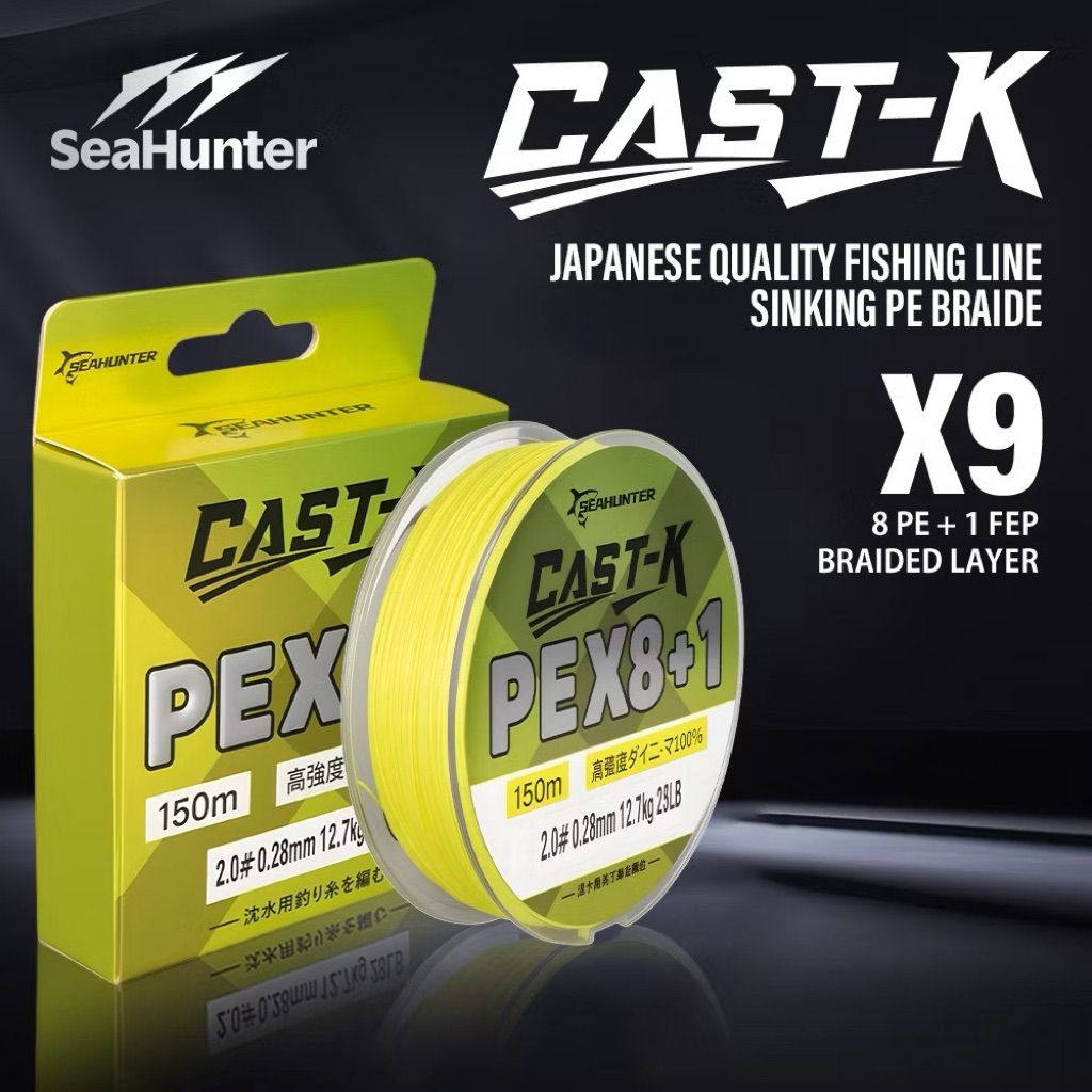 senar pe seahunter cast x 8+1 (x9) 150meter