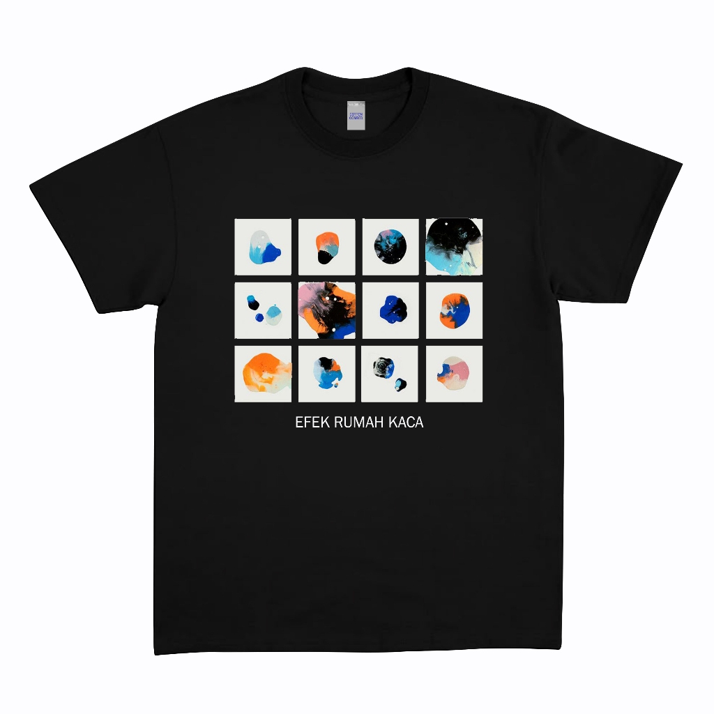 Kaos Efek Rumah Kaca Rimpang Black - Tshirt Official Merchandise Efek Rumah Kaca