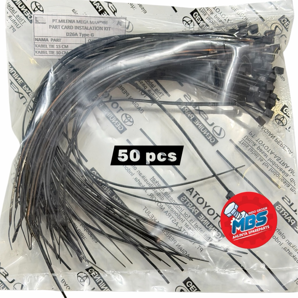 TALI RIPET insulok kabel ties tie tis panjang 30cm original Toyota astra