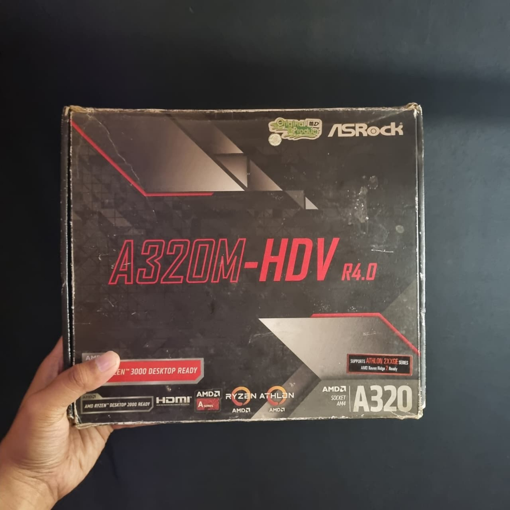 [BEKAS] Paketan AM4 Murah Athlon 3000G ASRock A320M HDV R4.0