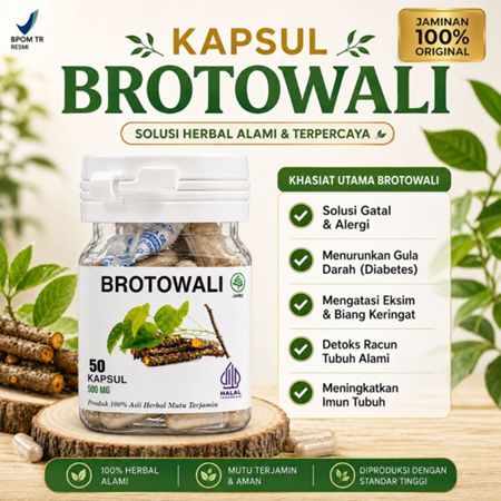 Kapsul Brotowali Obat Gatal dan Eksim (Gatal, alergi, eksim)