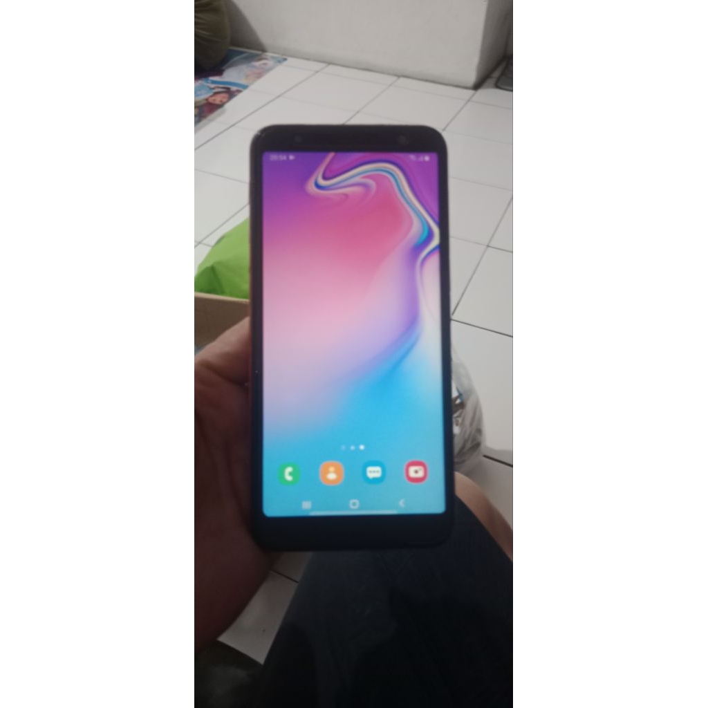 samsung j6 plus ram 4/64 minus sidik jari sama lecet