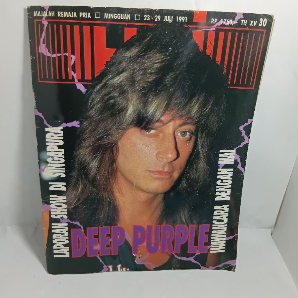 Majalah Hai Musik Deep Purple 1991