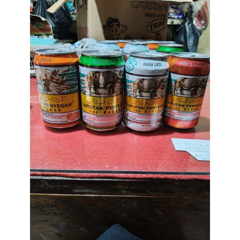 LARUTAN PENGEGAR KALENG CAP BADAK 320 Ml