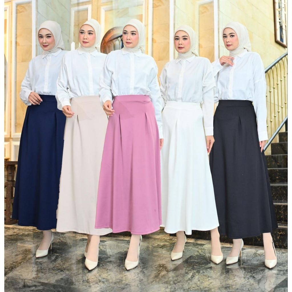 TERBARU~ Rok rempel payung-Rok payung Scuba  premium