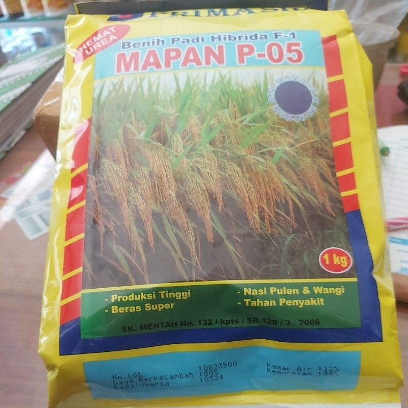 Benih Padi Mapan P-05 1kg Exp 05 07 08 2026