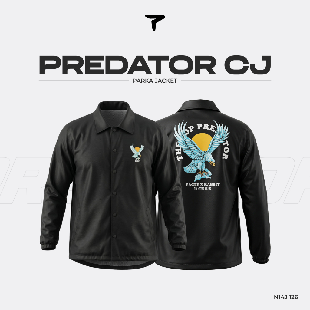 Jaket Coach Pria Tracker Top Predator CJ