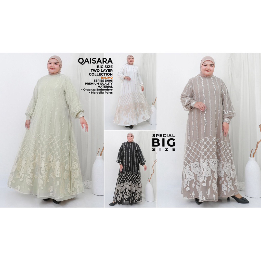 Gamis Jumbo Layer Dua Qaisara