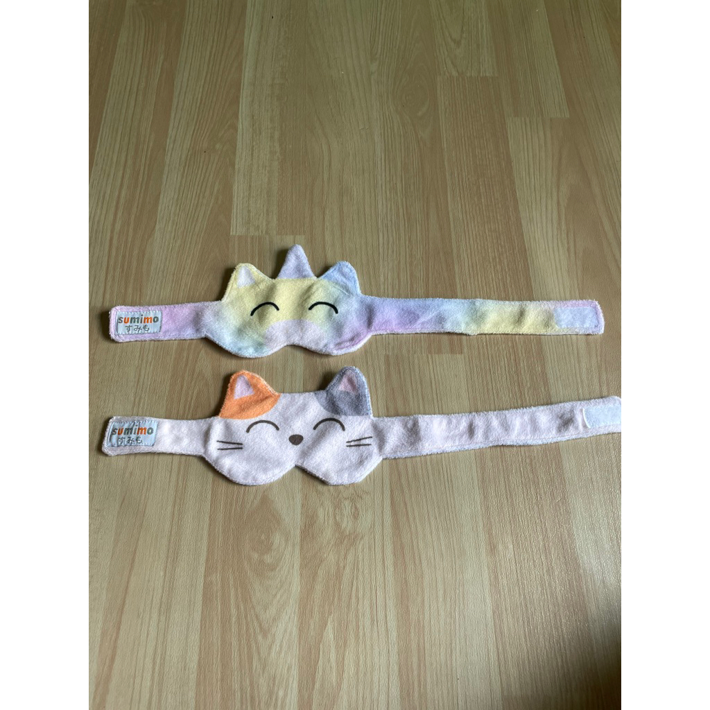 Preloved penutup mata bayi NB berjemur sumimo (2pcs)