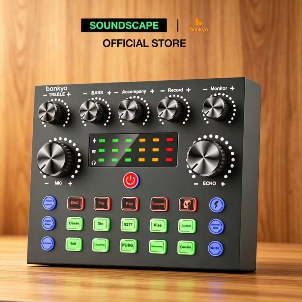 SOUNDCARD BONKYO V8 MAX V8S SOUNDSCAPE BLUETOOTH AUDIO USB EXTERNAL