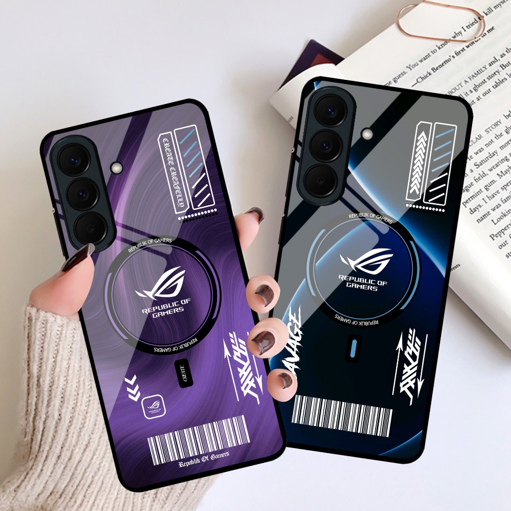 [56] Softcase Glass Samsung A37 - Kesing Glossy Samsung A37 - Casing Kaca Samsung A37