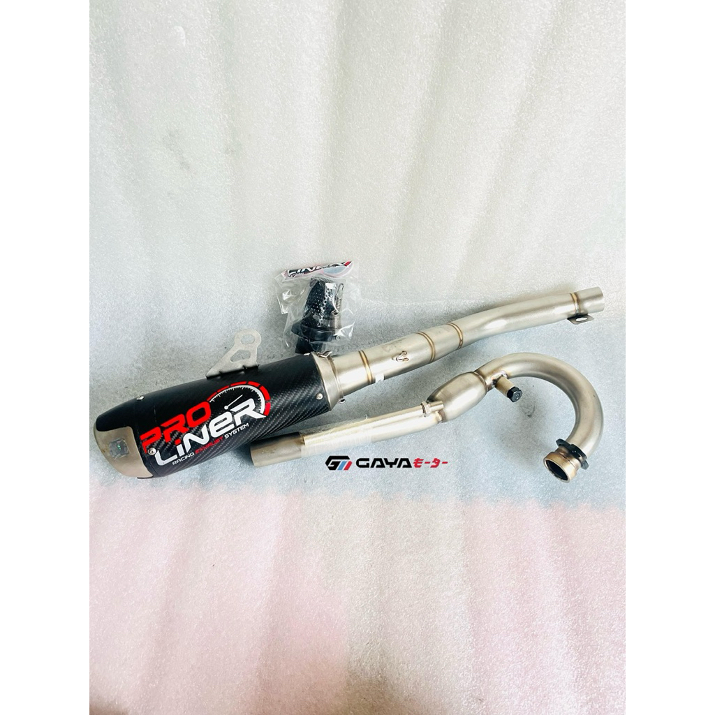 TERMURAH PROLINER TR2 SHORT CARBON KEVLAR KLX 150