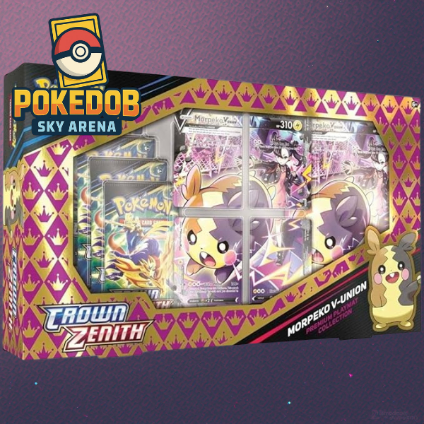 Pokemon Crown Zenith Morpeko V-UNION Premium Treasures Collection Original Sealed | 7 Booster Pack |