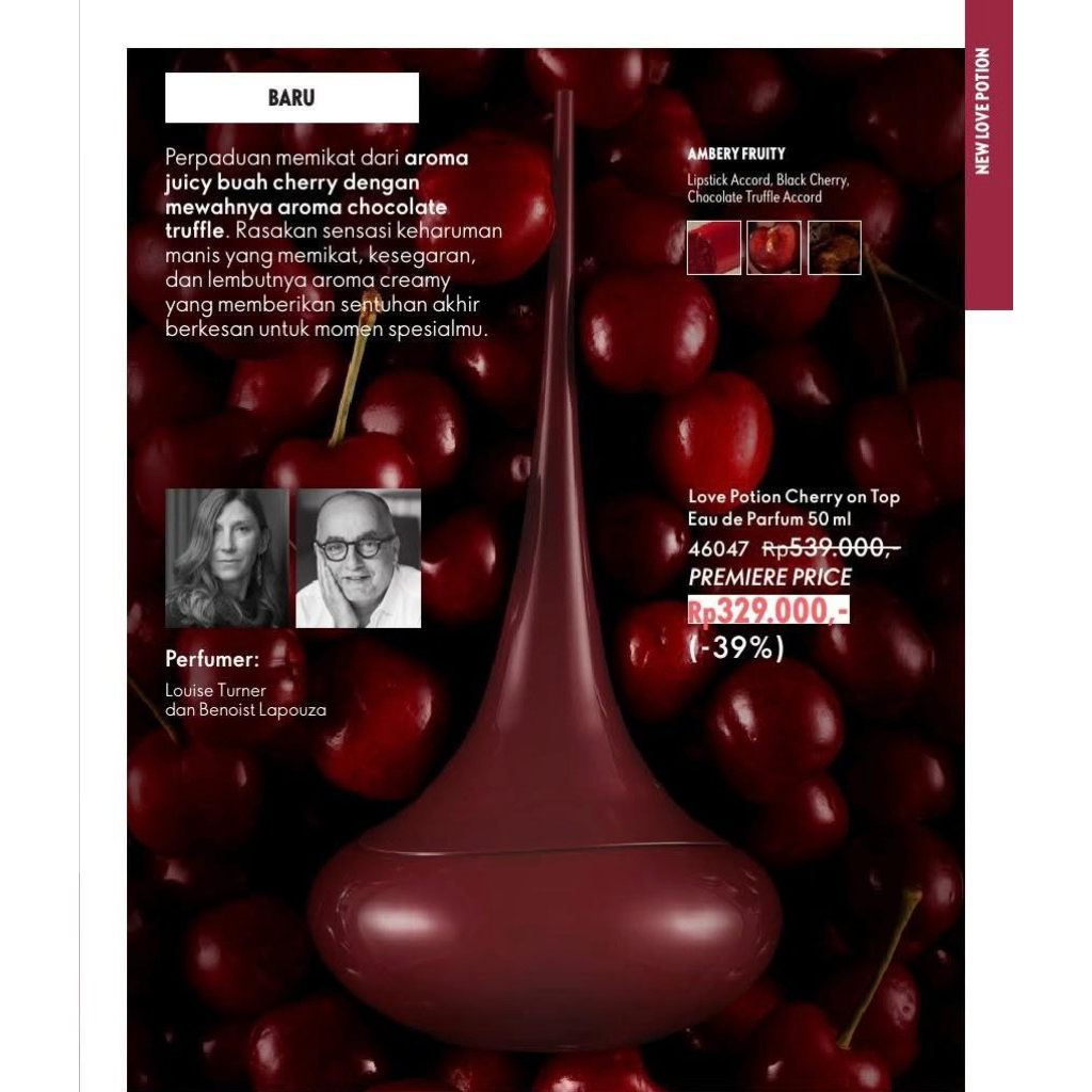 Parfum Love Potion Cherry on Top eau de parfum Oriflame