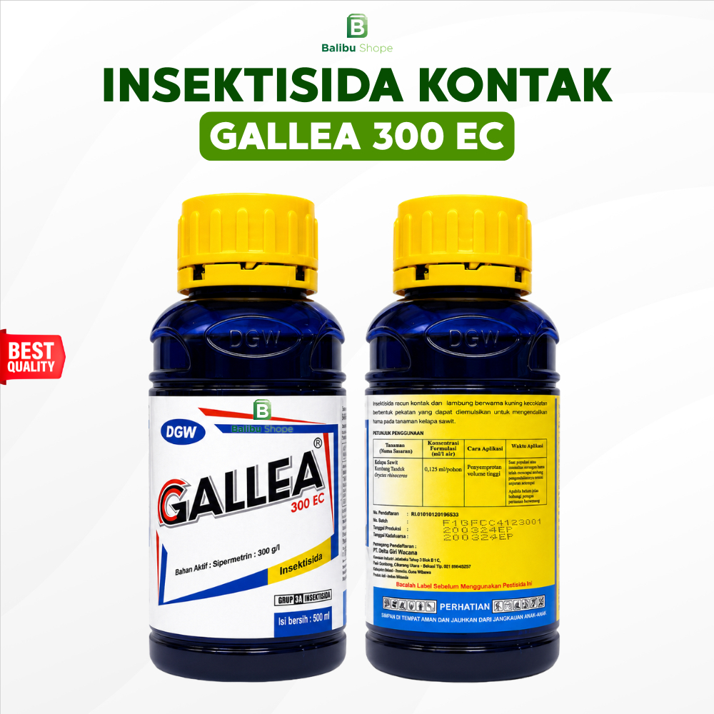 Insektisida Gallea 300 EC 500ml DGW - Obat Hama Ulat Grayak & Kutu Daun Paling Ampuh
