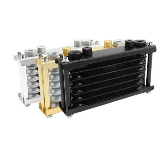 Radiator Pendingin Oli Mesin Motor Aluminium Universal 75cc 125cc 200cc 250cc