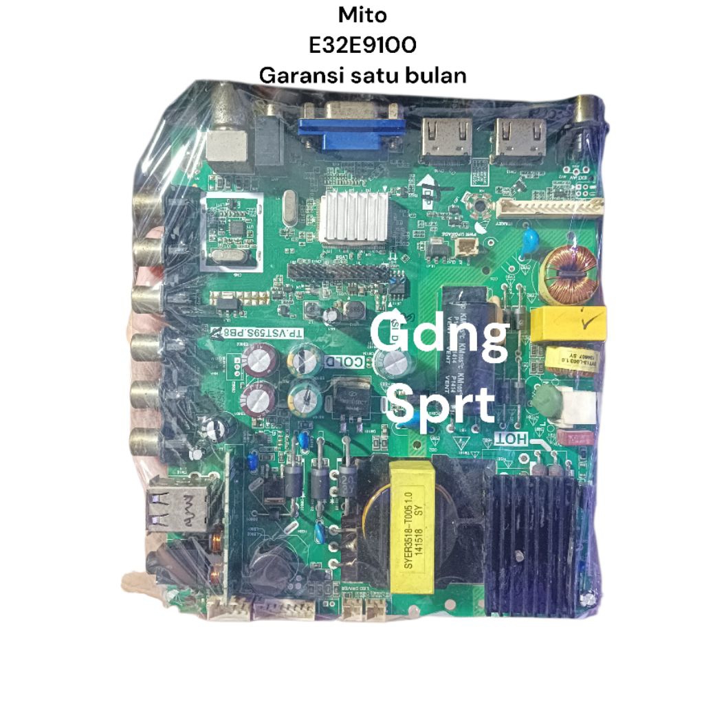 Mb Mito E32E9100 32E9100 mainboard mobo mesin tv