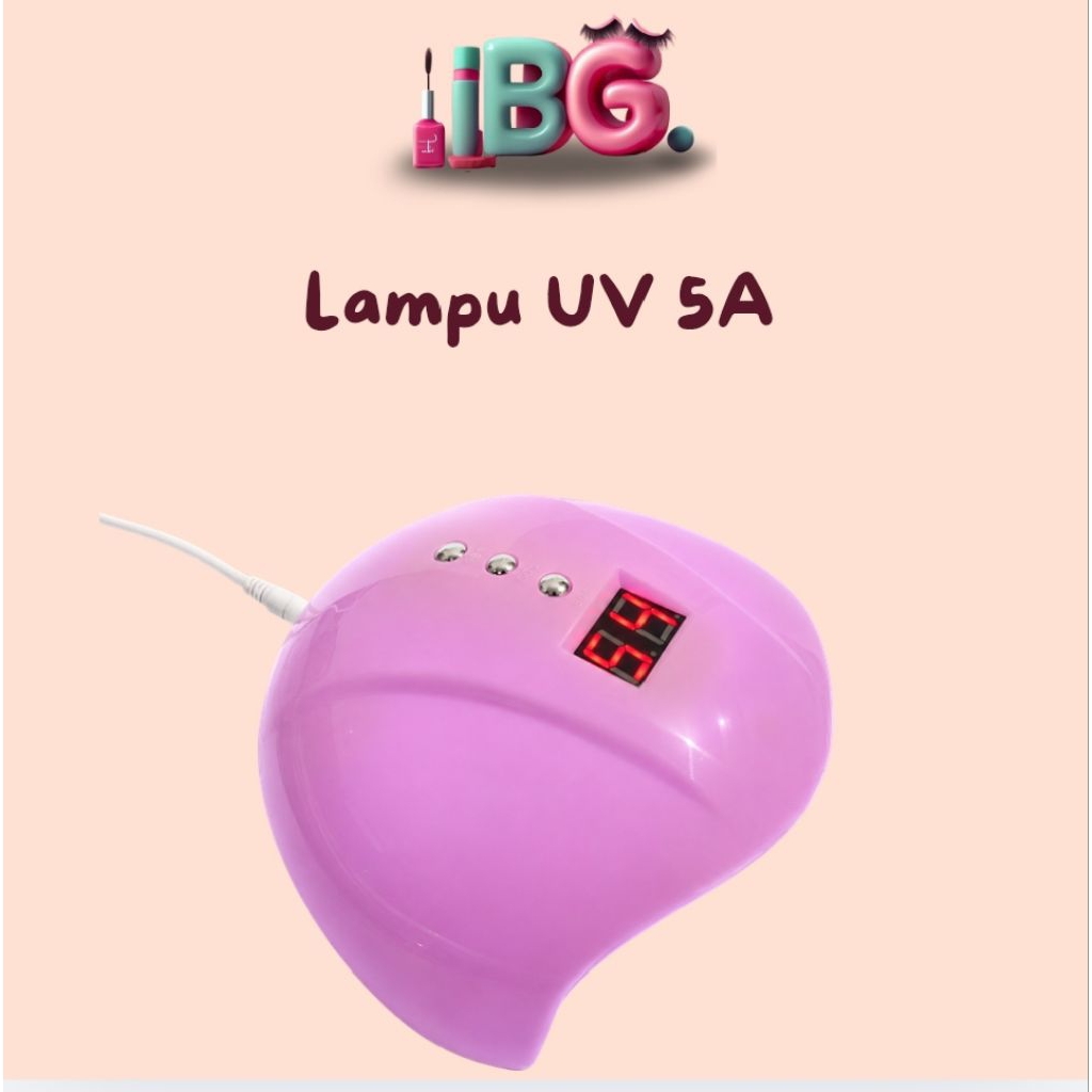 LED UV 5A / PENGRING KUTEK GELuntuk mengeringkan kutek gel