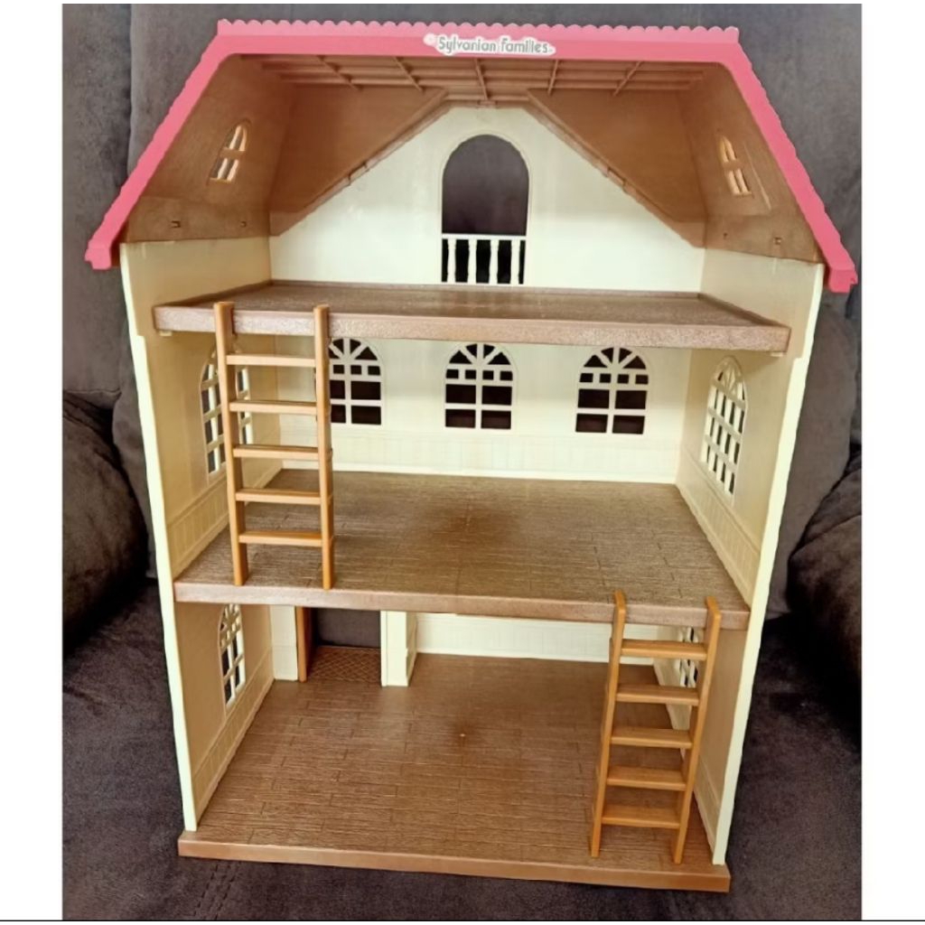 Preloved Rumah Sylvanian Families 3 Story House Connectable - Rumah Sylvanian
