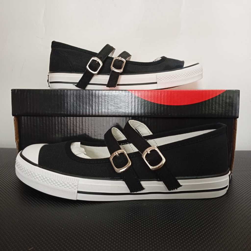 Sepatu Sneakers Wanita Airwalk Emma Women's Lifestyle Shoes - Black - ORIGINAL
