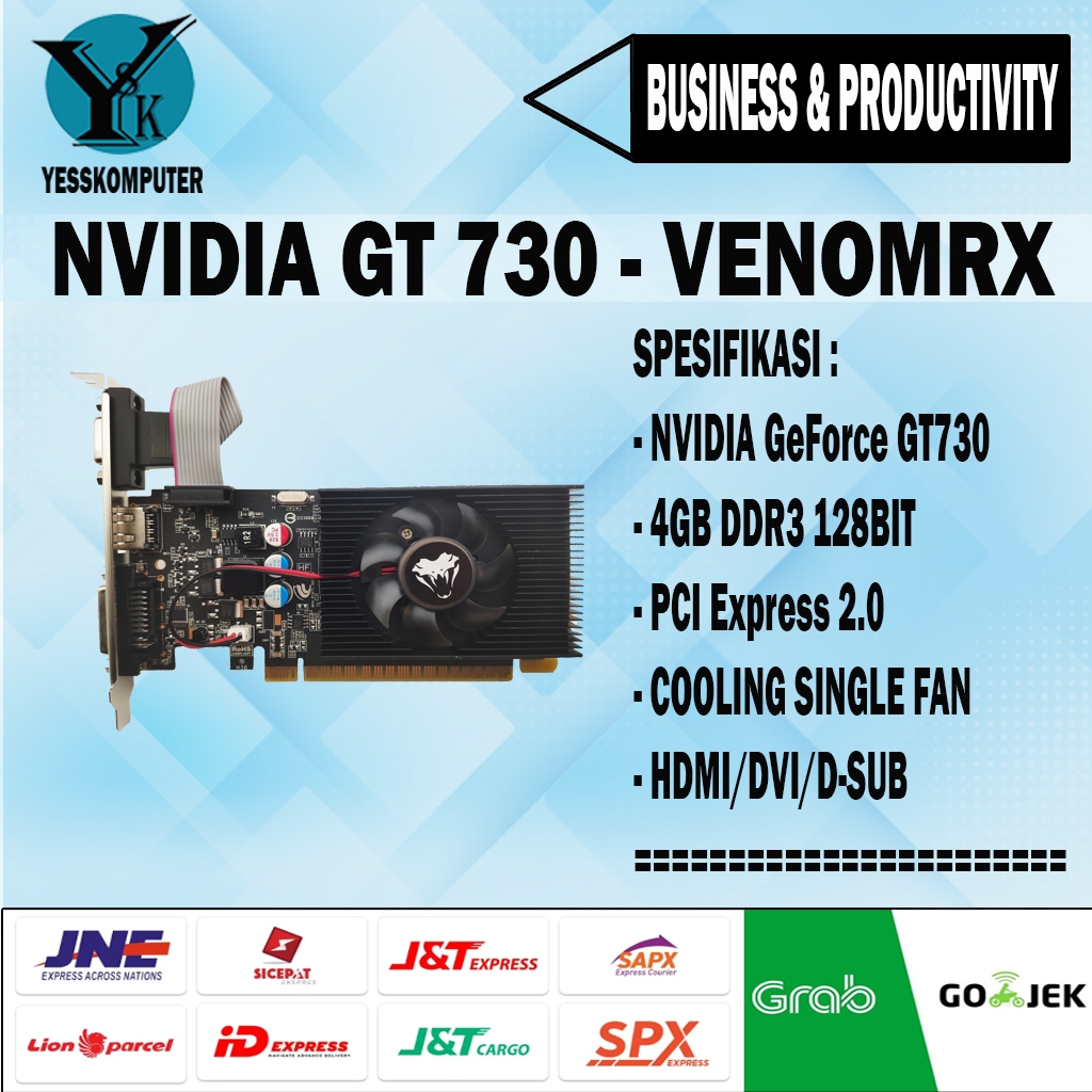 VGA CARD GT730 4GB DDR3 128 BIT | VENOMRX