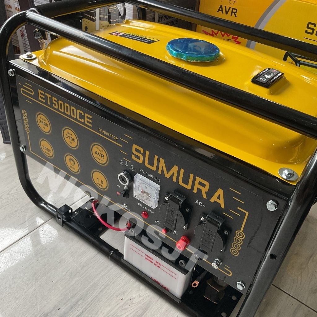 Gasoline Generator Genset Sumura ET5000CE AVR 3000W 3000 Watt 3rb Watt 3 ribu Watt Genset Bensin Jen