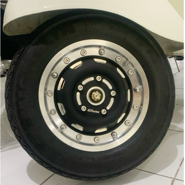 UFO GSCOOTER PAKET TROMOL ADAPTER VESPA NON CAKRAM RING 10