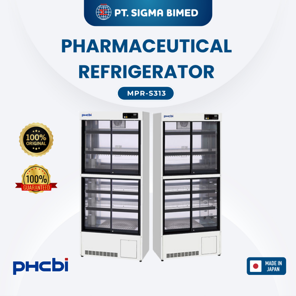 PHCbi MPR-S313 Pharmaceutical Refrigerator 340L Vaccine Refrigerator Sliding Door
