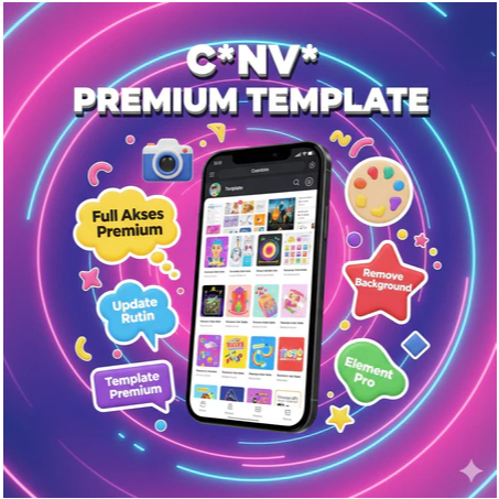 Template Canva Pro Premium Lengkap Termurah