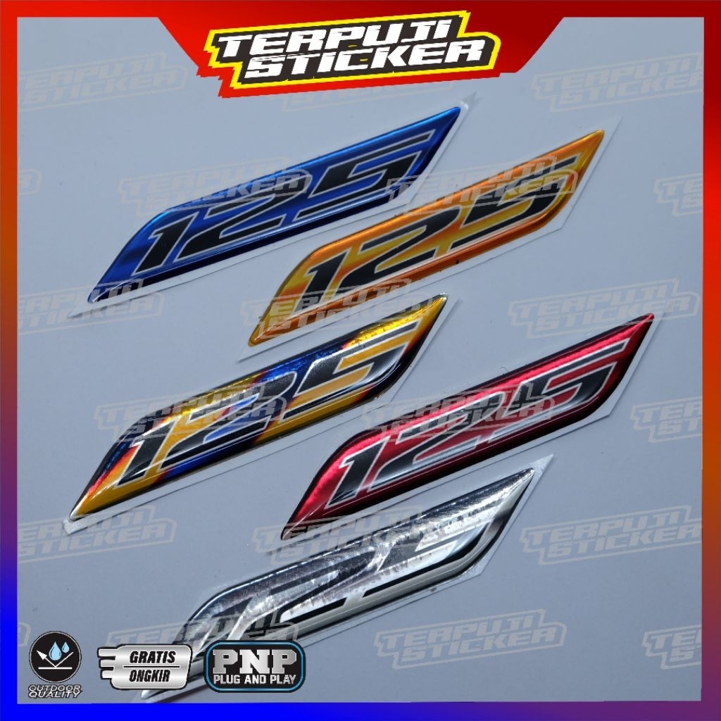 emblem timbul  125cc vario/emblem 125cc honda