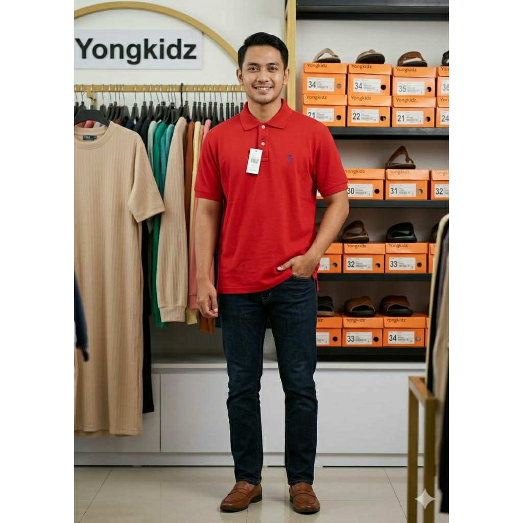 Kaos Kerah Cowok Dewas Polo Matahari