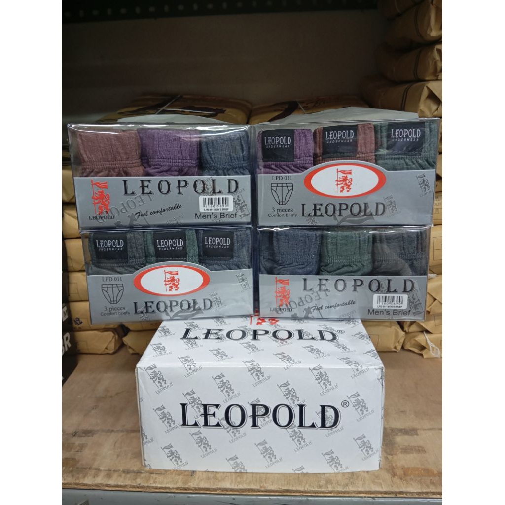 Celana Dalam Pria Leopold Isi 3 Pcs - Cd Pria Leopold Lembut, Elastis, Adem