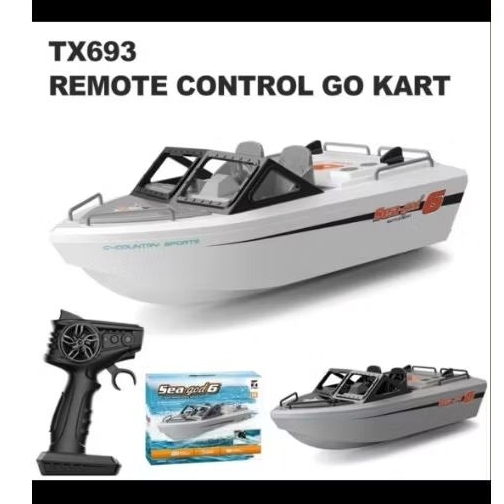 1/2 RC boat Sea-God TX693 Remote Control Brushless Go Kart C-Country Sports Kapal Mainan Kontrol Jar