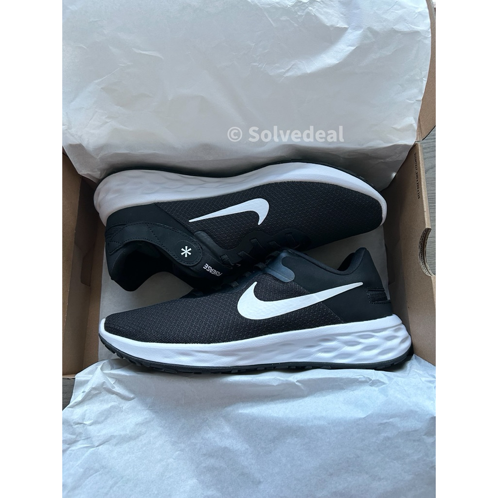 Sepatu Running Nike Nike Revolution 6 FlyEase Black Original