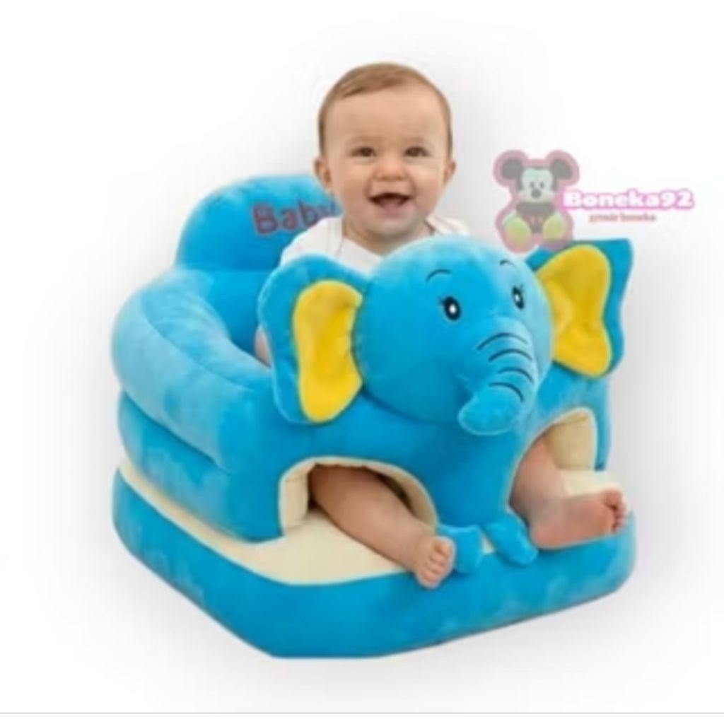 Sofa Bayi Belajar Duduk Ukuran Super Jumbo, Nyaman untuk Bayi 4-15 Bulan