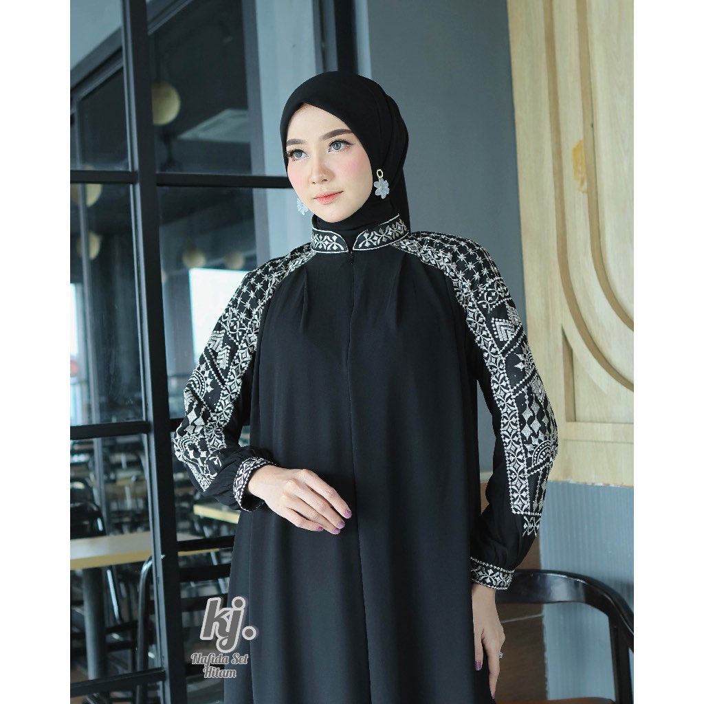 Nafida Set Gamis Hijab By Khadijah Mode