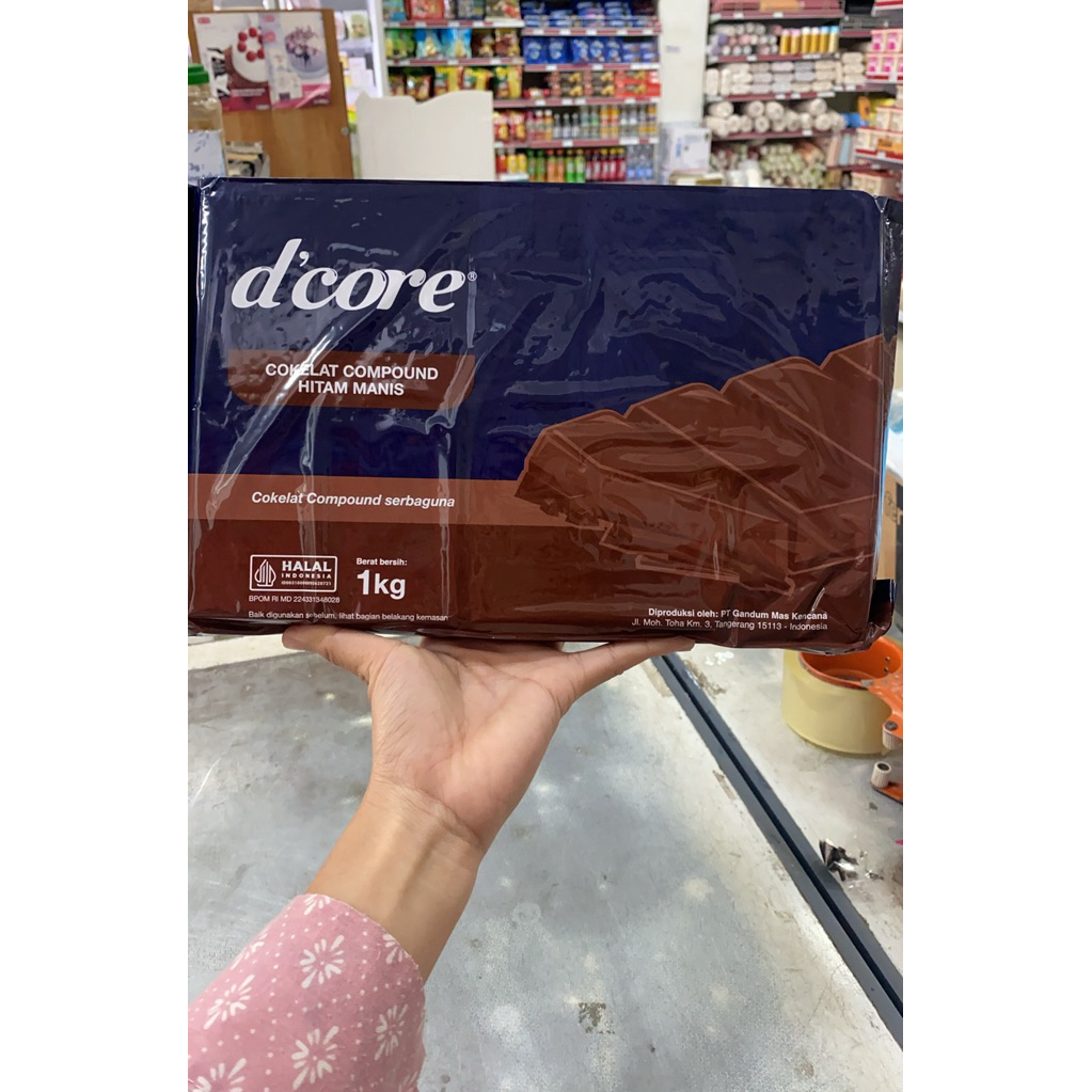 Dcore Dark 1kg / Coklat batang D'core Colatta