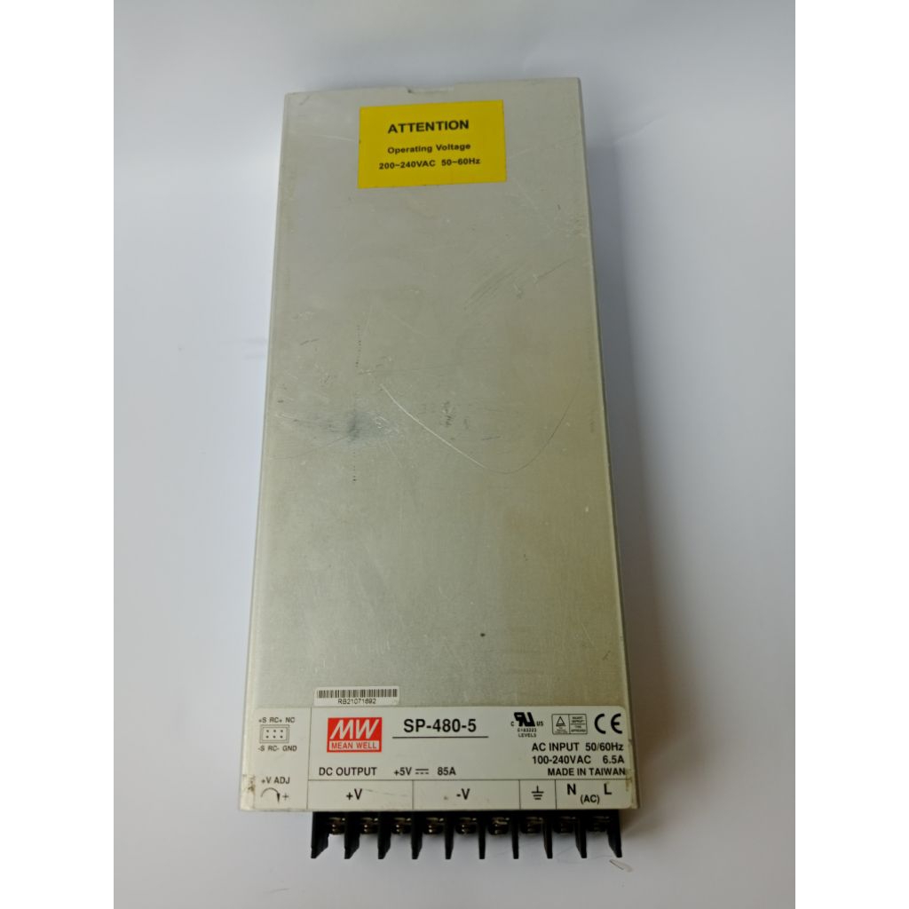 PSU Meanwell SP-480-5 DC 5V  AMP 85A