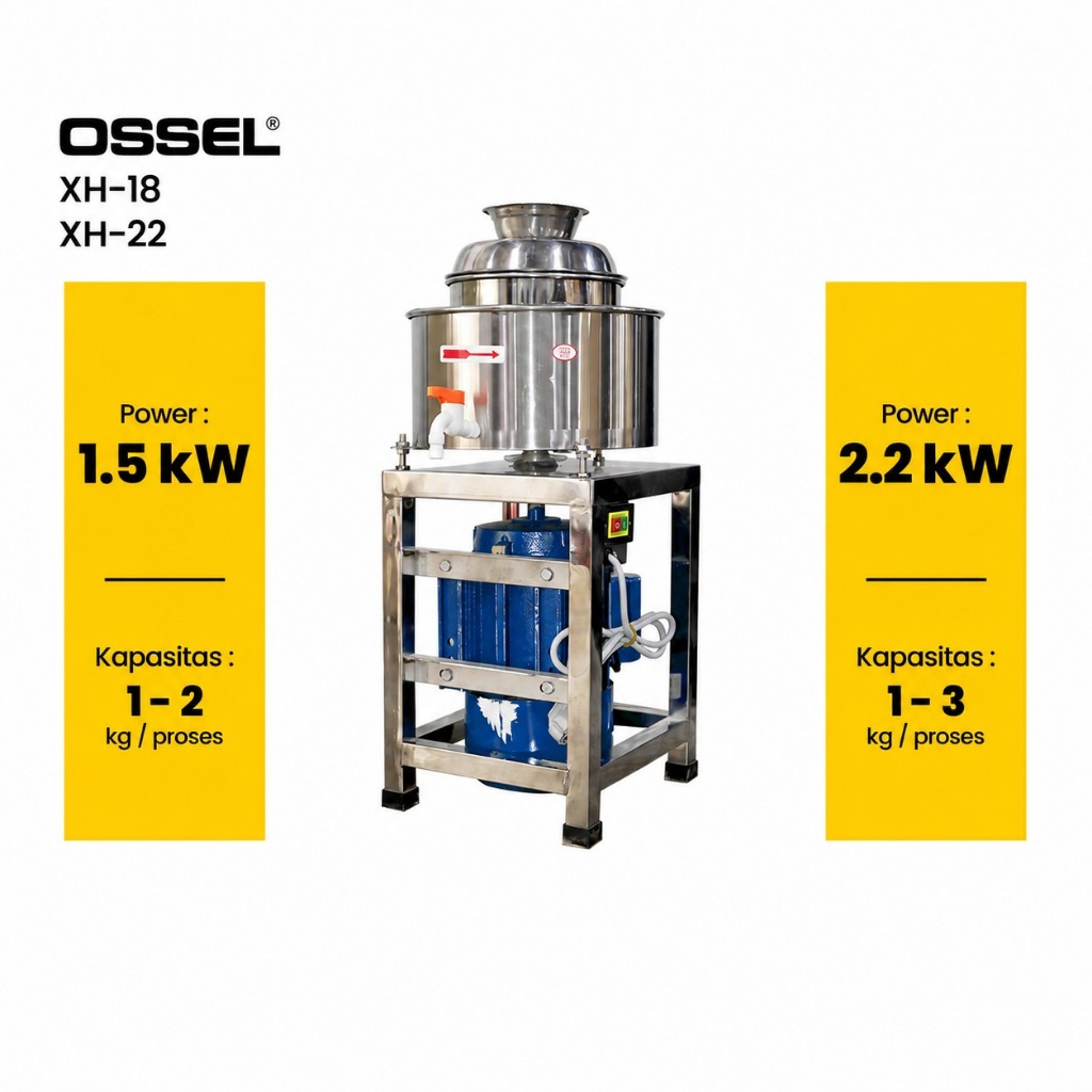 OSSEL Mixer Adonan Bakso Meat Mixer Mesin Pengaduk Adonan Bakso XH-18 -OSSEL