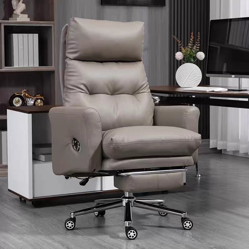 Kursi bos, kursi kerja dengan sandaran kaki, kursi kantor bersandar, Kursi Gaming Kursi