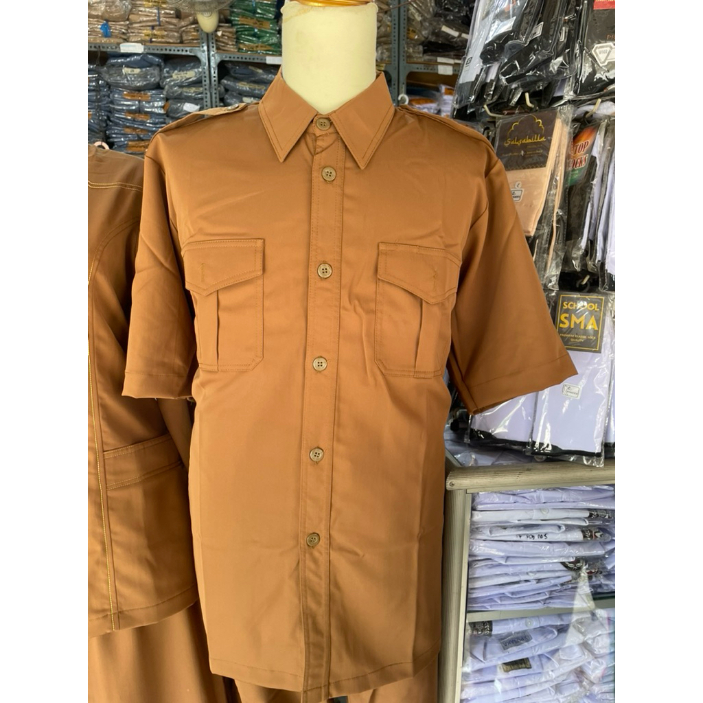 setelan PNS/ pemda khaki laki-laki ( terbaru )