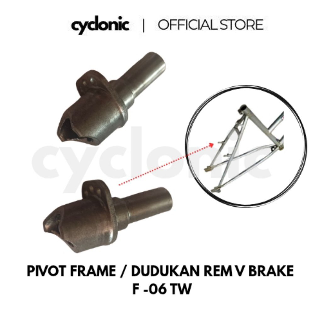 Pivot Frame / Batangan Sepeda Vintage Jadul / Duduk Rem V brake(Sepasang)