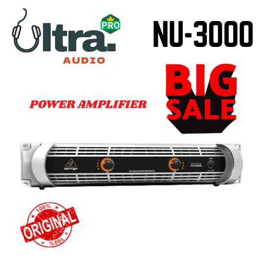 PROMO CUCI GUDANG BEHRINGER NU-3000 / NU 3000 / NU3000 POWER AMPLIFIER MURAH AMPLI