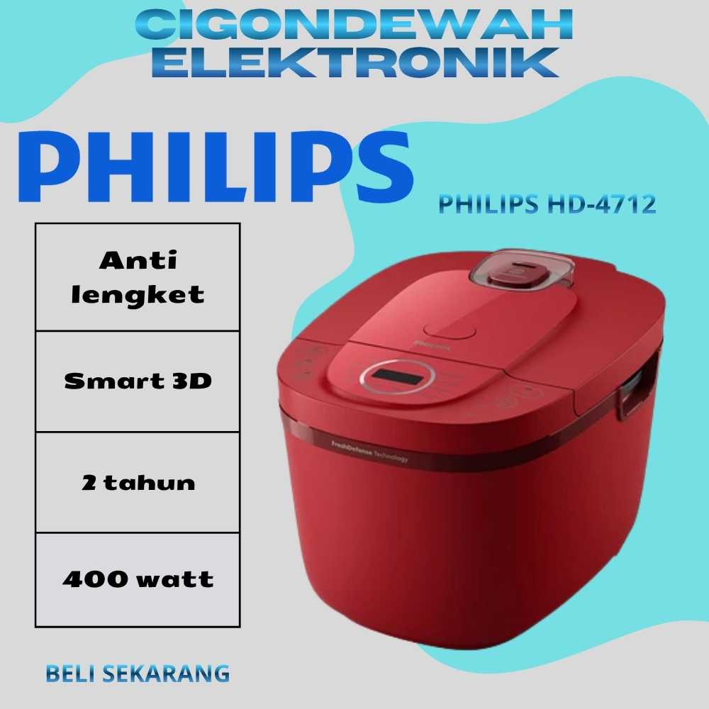 MAGIC COM PHILIPS DIGITAL HD-4712 1,8LITER
