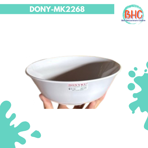 MANGKOK MELAMIN BULAT POLOS DONYKU
